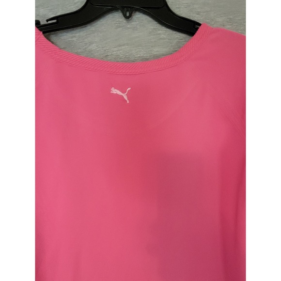 Women's/Junior's Pink PUMA Dry Cell Crewneck Sweatshirt Small - Picture 6 of 12